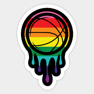 PRIDE Basketball Sticker